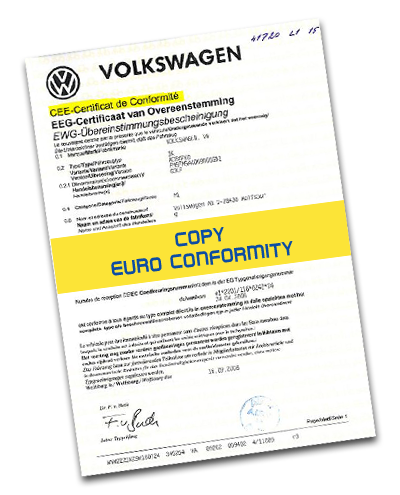 Wir stellen das Europäische Konformitätszertifikat für die folgenden Auto- und Motorradmarken aus